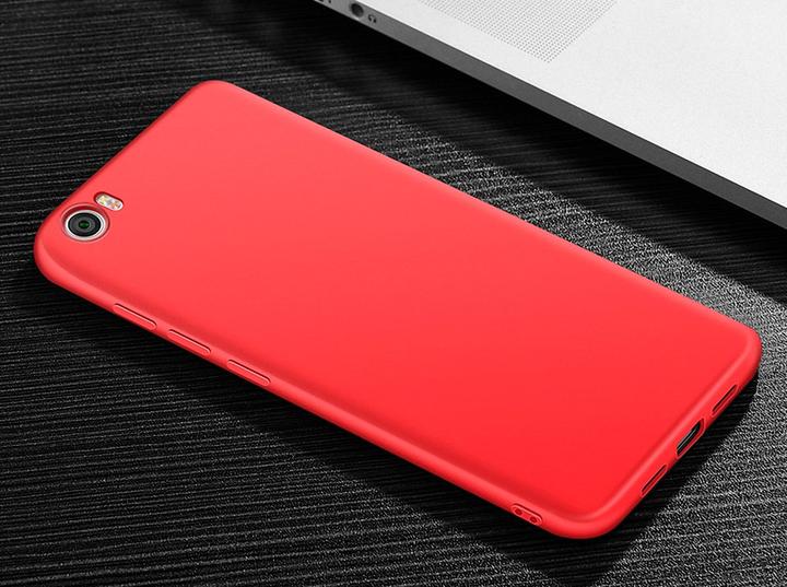 König Design TPU Silikon Case für Handy Samsung Galaxy S6 Cover Bumper Schutz Hülle Rot Neu (Samsung Galaxy S6)