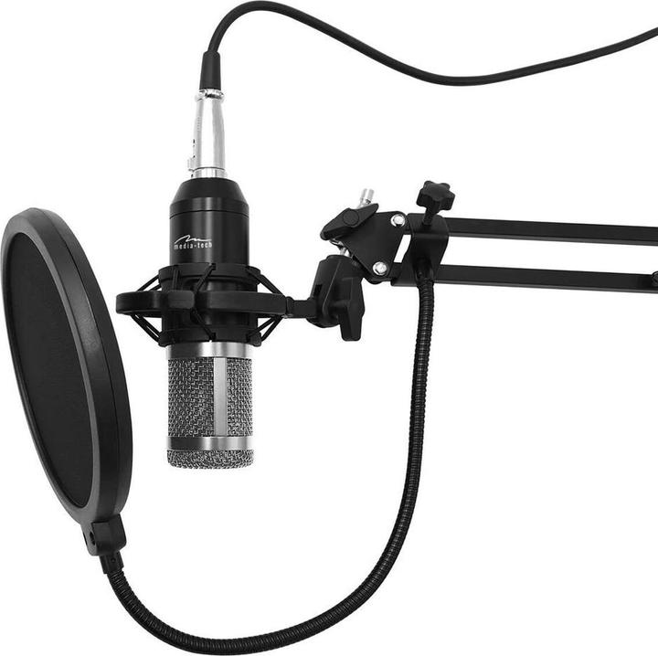 Actual product image Media-Tech STUDIO&STREAMING MIC - Professional condenser microphone (black).