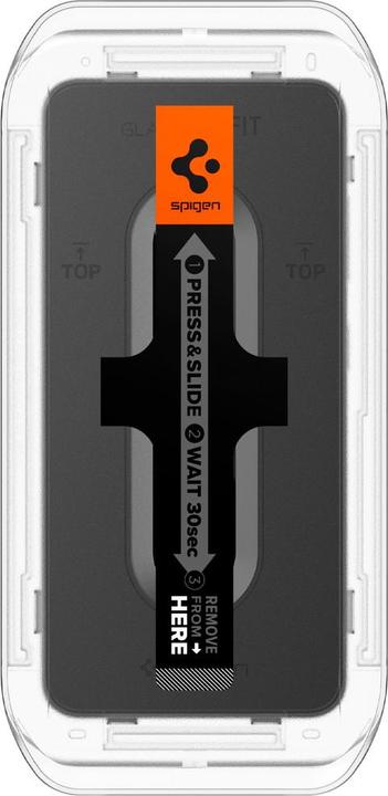 Actual product image Spigen Glas.TR Sam S24 S921 "EZ FIT" 2szt. szkło hartowane AGL07440 (2 Piece, Samsung Galaxy S24, Samsung Galaxy S25)