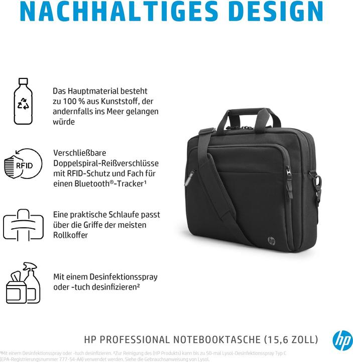 Immagine prodotto HP Borsa professionale per notebook (15.60", Universale, CV)