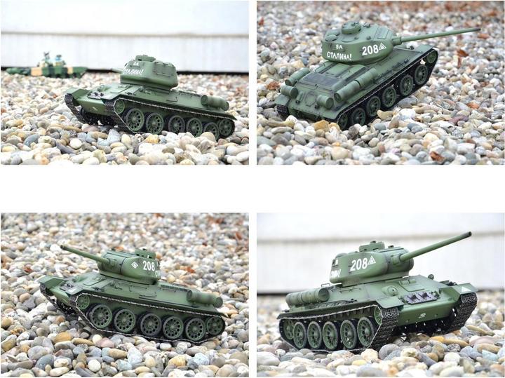 Immagine prodotto Es-toys Heng Long, carro armato RC, T-34/85 russo, 1:16 (RTR pronto all'uso)