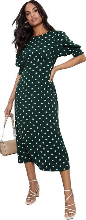Dorothy Perkins Midikleid Geraffte Manschette (38 D)