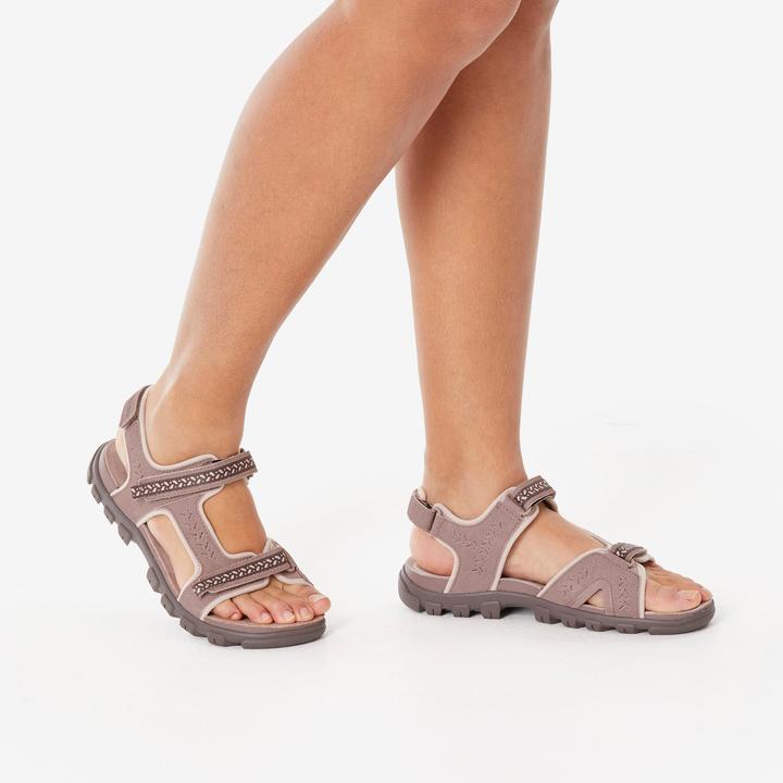 Actual product image Quechua Trekkingsandalen Damen Leder Wandern - NH500 (37)