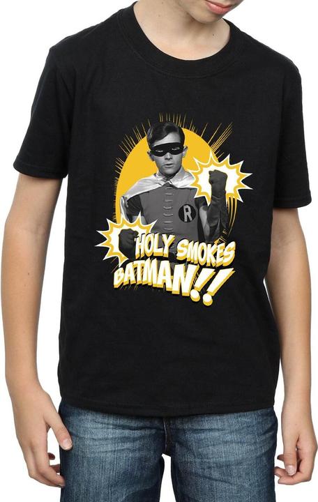 Immagine prodotto Maglietta Ragazzi Batman Serie TV Robin Holy Smokes (140, 146)