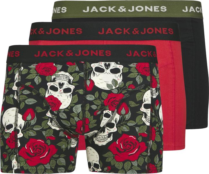 Jack & Jones Jachenry Skulls Trunks 3 Pack Styd