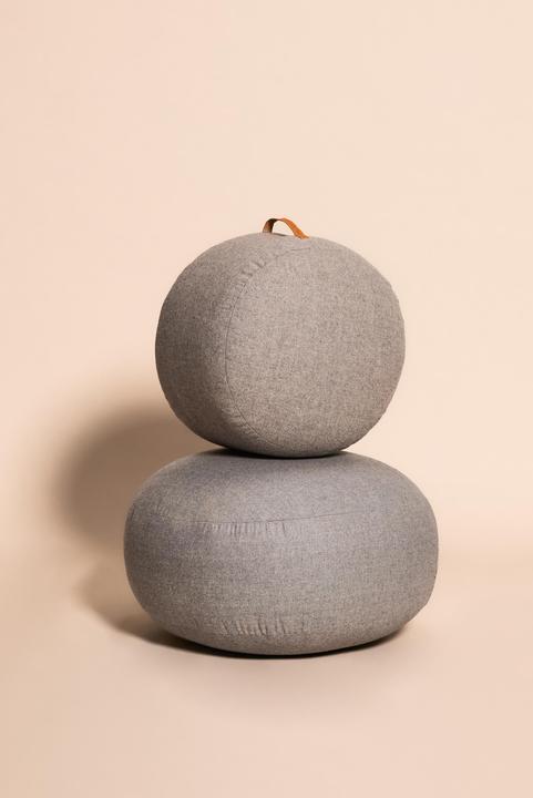 Immagine prodotto Hübsch Pouf con manico in pelle