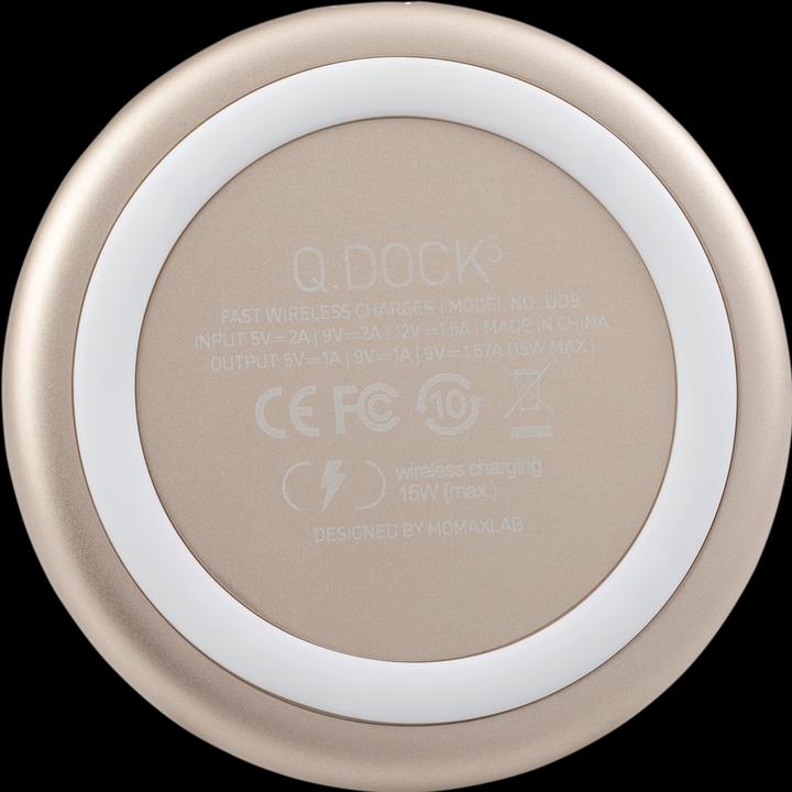 Produktbild Momax Q.DOCK 5 Fast Wireless Charger 15W (15 W)