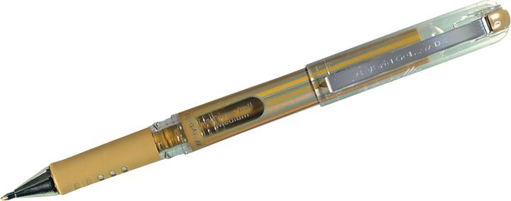 Actual product image Pentel Roller Hybrid Gel Grip (Gold, 1 x)
