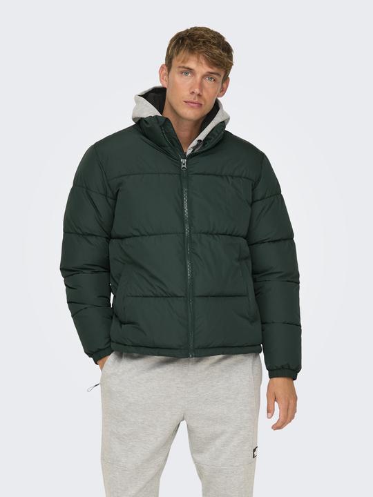Produktbild Only & Sons Stehkragen Elastische Bündchen Jacke Daunenjacke (XXL)