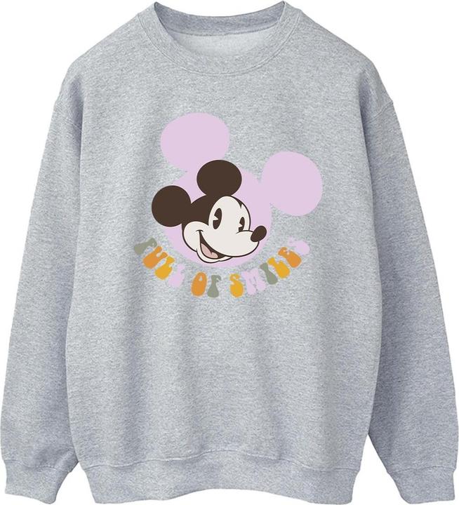 Disney Mickey Mouse Full Of Smiles Sweatshirt (L)