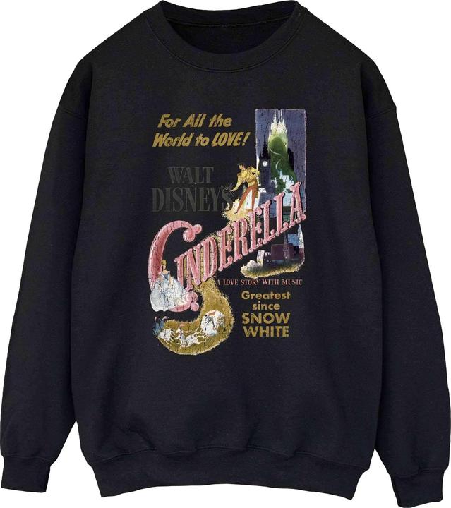 Actual product image Cinderella Womens/Ladies Poster Sweatshirt (XL)