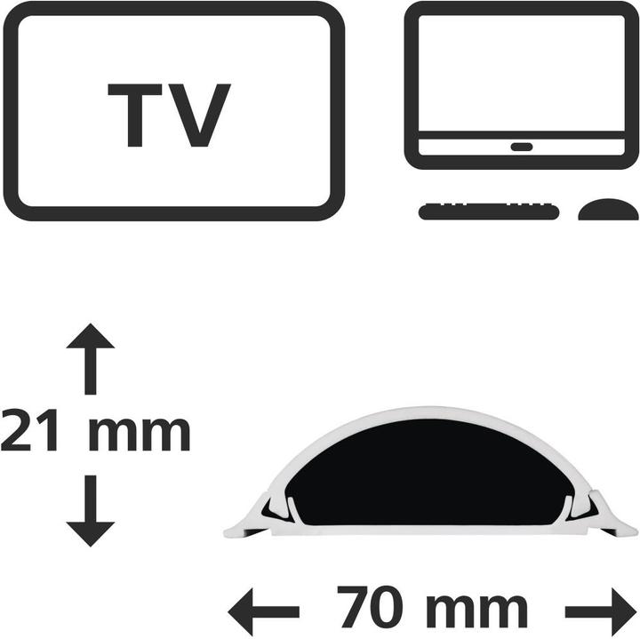 Immagine prodotto Hama Canalina per cavi (Tubazione, 100 cm)
