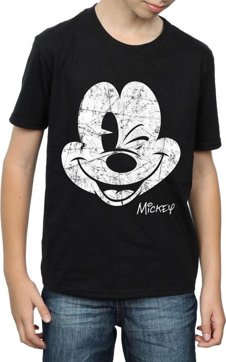 Immagine prodotto Disney Mickey Mouse Distressed Face Maglietta Ragazzi (116)