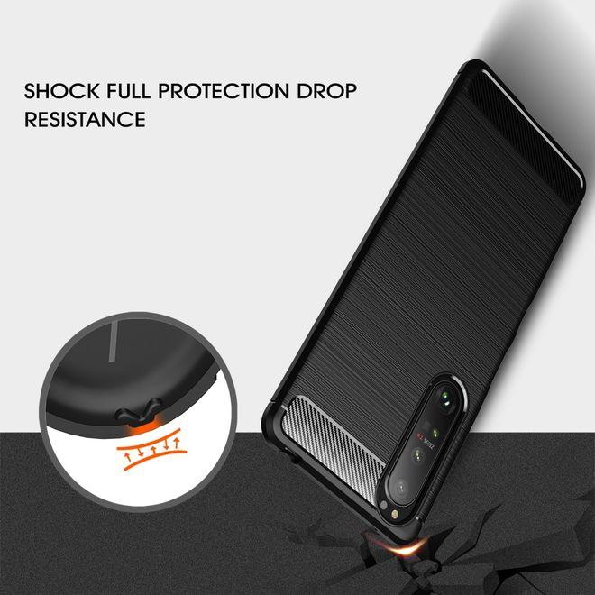 Immagine prodotto MU Style Serie Softcase in fibra di carbonio TPU (Sony Xperia 1 III)