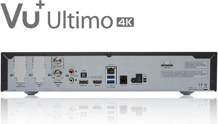 Image du produit Vu+ Ultimo 4K FBC (4x DVB-S2 (2x Twin), Arbre CI)