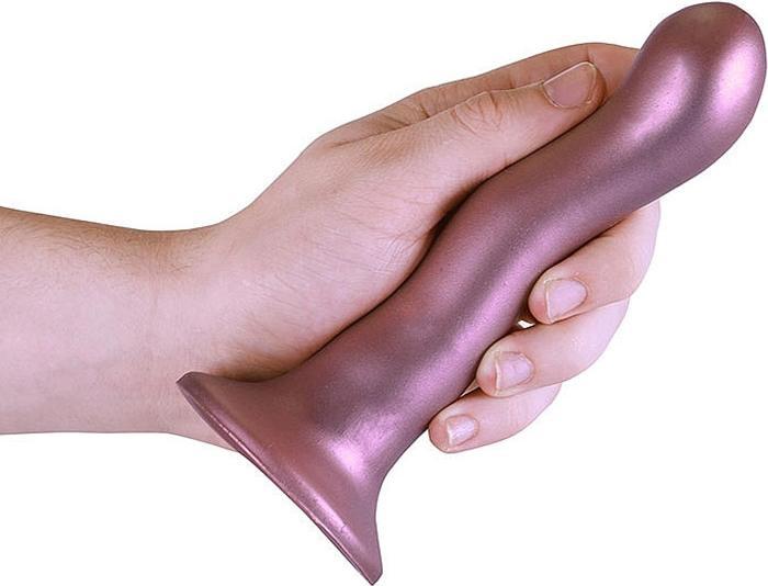 Image du produit Ouch! Ultra Soft Curvy G-Spot Dildo - 7" / 17 cm