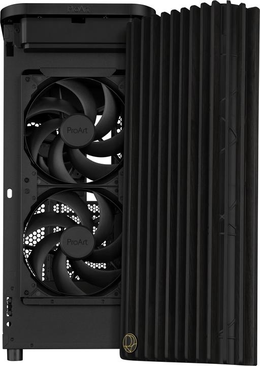 Actual product image ASUS Case PROART PA401 WOOD TG PWM BLACK (ATX)
