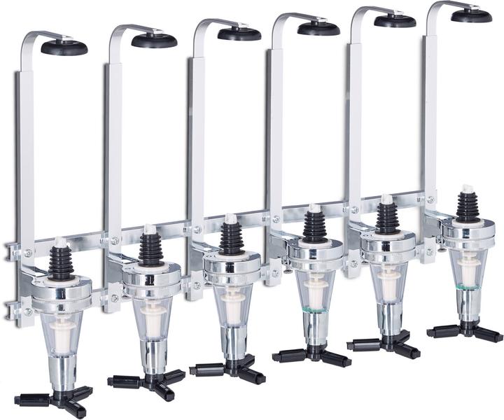 Immagine prodotto Relaxdays Spillatore da parete per alcolici (Beccuccio dosatore + versatore, Misuratore bar)