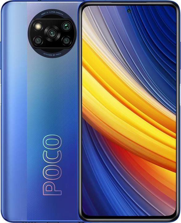 Produktbild Xiaomi Poco X3 Pro (256 GB, Frost Blue, 6.67", Hybrid Dual SIM, 48 Mpx, 4G)