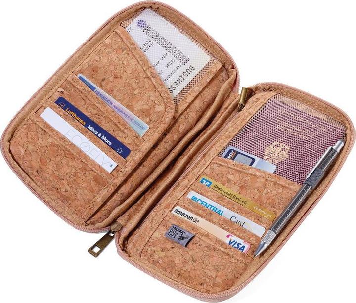 Produktbild Troika Kreditk.Etui SAFE FLIGHT Kork beige (Reisepasshülle)