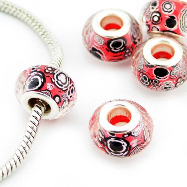 Immagine prodotto Hermex Perlina placcata argento 925 - Rosa argenteo (Argento 925, Plexiglas)