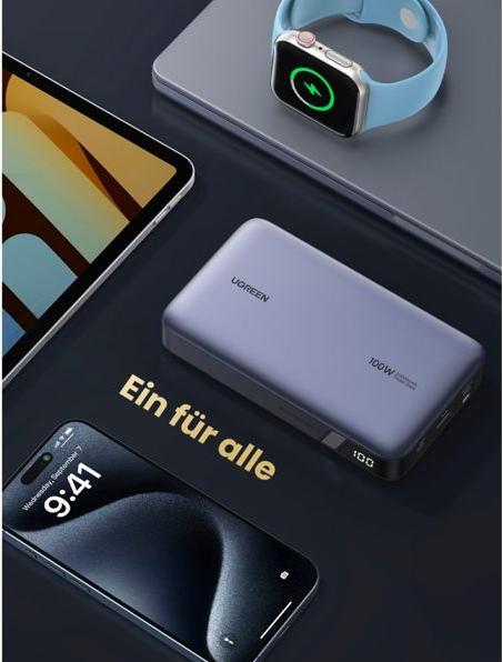 Immagine prodotto Ugreen Powerbank (20000 mAh, 100 W, 72 Wh)
