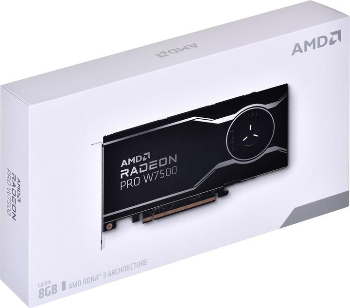 Actual product image AMD RADEON PRO W7500 8GB RETAILPCIE (8 GB)