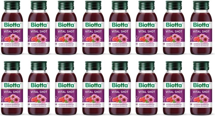 Produktbild Biotta Bio Vital Shot Acerola-Echinacea 16 x 60 ml
