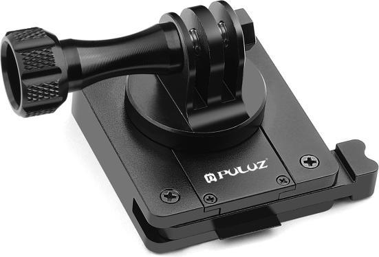 Actual product image Puluz Aluminum Quick Release Bracket NVG Helmet Mount for GoPro and Other Action Cameras (Black)