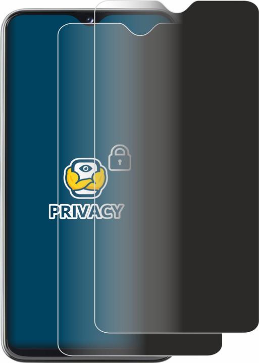 Produktbild BROTECT Sichtschutzfolie Anti-Spy Privacy Folie Blaulicht-Schutz (2 Stück, Samsung Galaxy A20e)