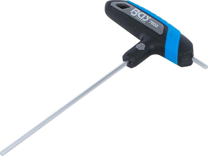 Actual product image BGS Screwdriver with T-Handle | internal Hexagon | 3 mm (Allen screw)