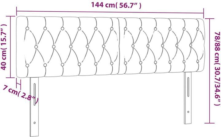 Immagine prodotto VidaXL Mathew (144 x 7 x 88 cm)