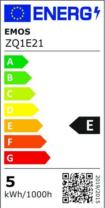 Energy Label Emos LED lamp Classic Mini Globe / E14 / 4.2 W (40 W) / 470 lm / Warm white (E14, 4.20 W, 470 lm, 1 x, E)