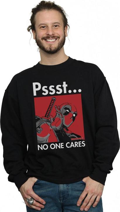 Image du produit - Sweat DEADPOOL NO ONE CARES - Homme (XXL)