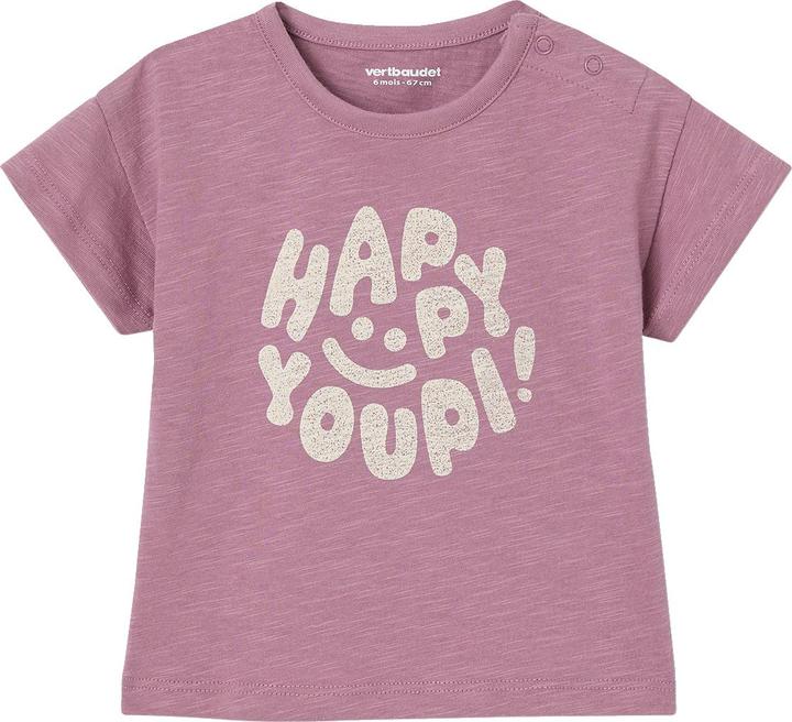 Vertbaudet Bio-Kollektion: Baby T-Shirt HAPPY YOUPI