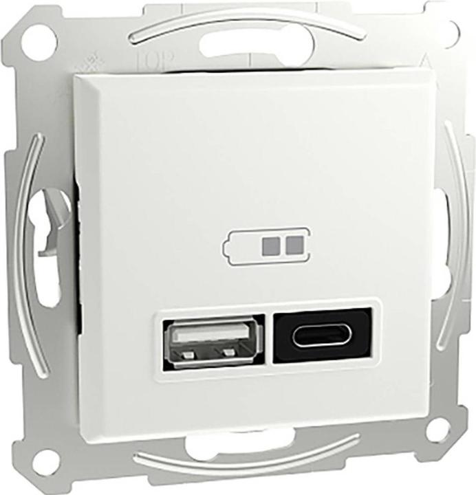 Image du produit Schneider Electric Prise USB Asfora Blanc (brillant) EPH2770421D