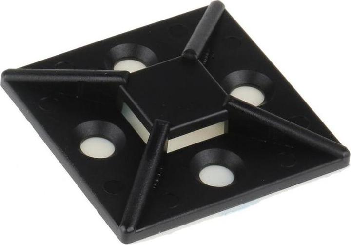 Image du produit Rs Pro Base serre-fils auto-adhésive 38x38mm (Serre-câbles en plastique, 38 mm, 100 pcs)