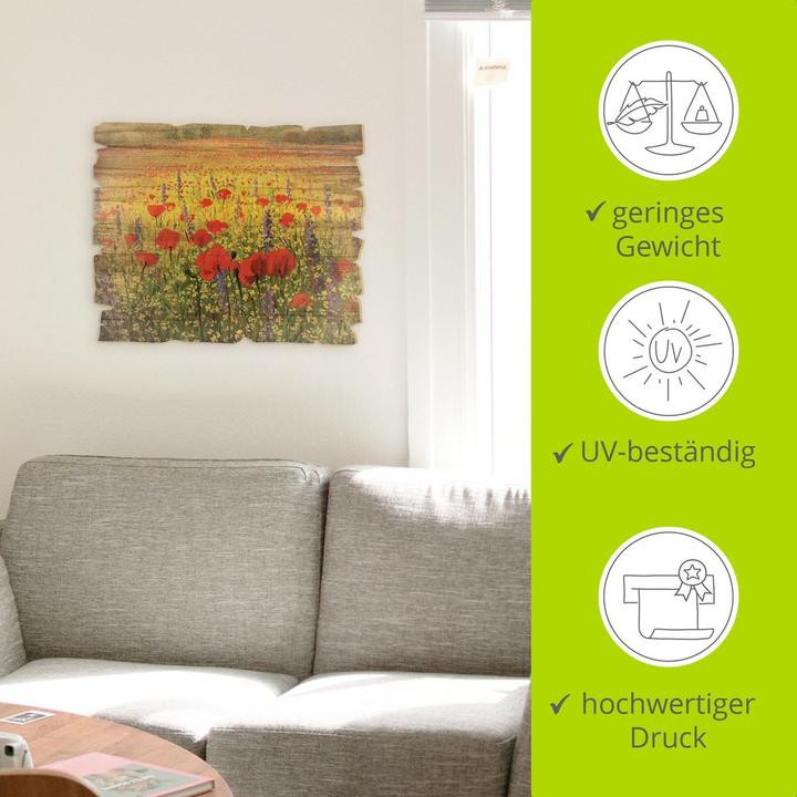 Produktbild Artland Mohnblumenfeld H6LI (40 x 30 cm)