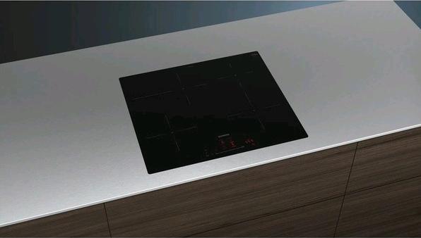 Image du produit Siemens iQ300, Table de cuisson à induction, 60 cm, noir, à encastrer (intégré), EH601HFB1E