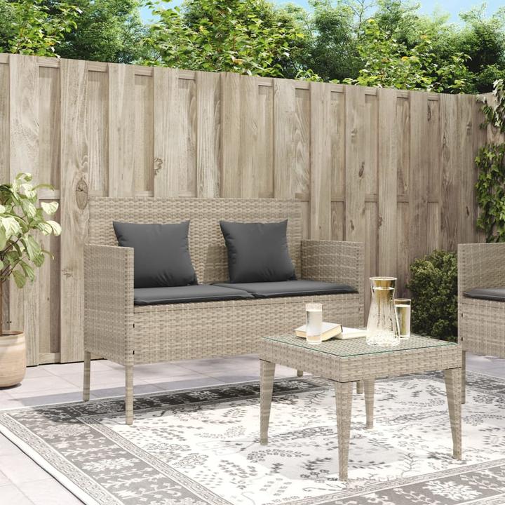 Immagine prodotto VidaXL Set da salotto da giardino da 10 pezzi con cuscini