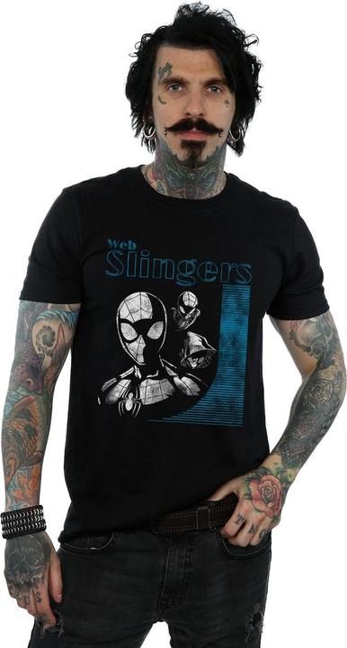 Actual product image Mens Spider-Man Web Slingers T-Shirt (S)