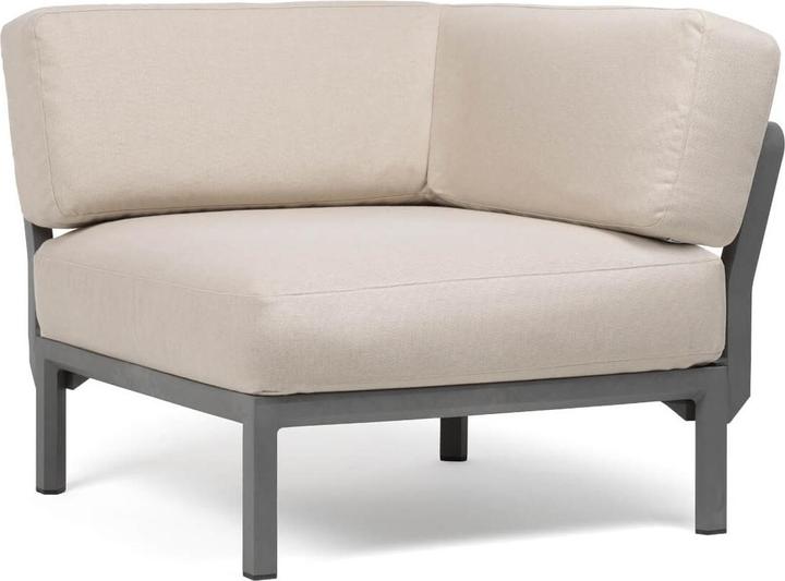 Maximo Corner Unit Basalto-Perla