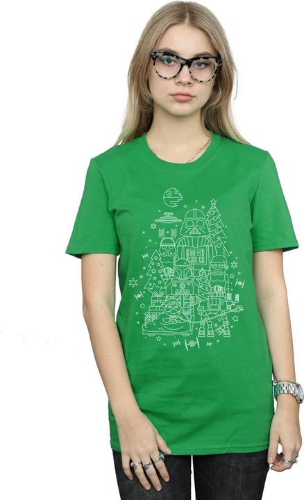 Image du produit Star Wars - T-shirt EMPIRE CHRISTMAS - Femme (XXL)