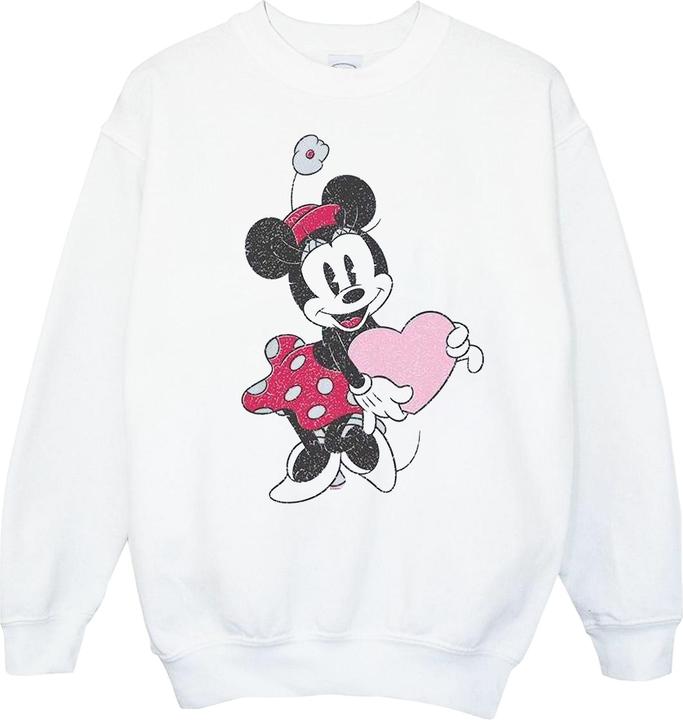 Immagine prodotto Disney Minnie Mouse Love Heart Felpa Ragazze (140, 146)