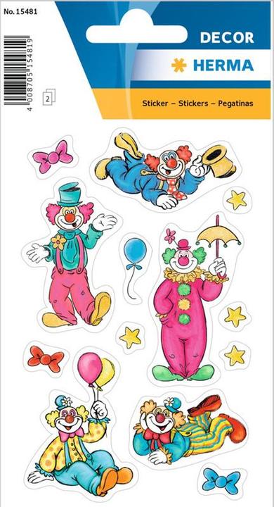 Actual product image HERMA Sticker clown