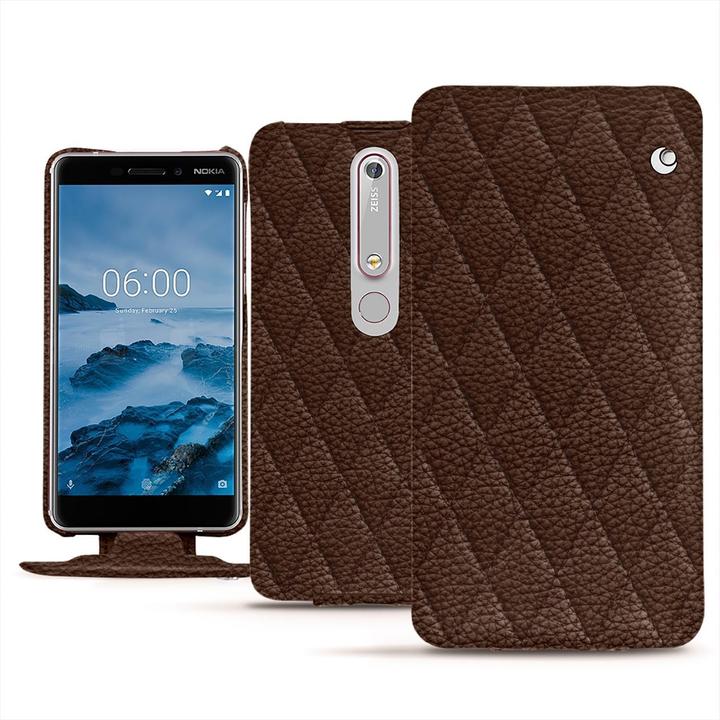 Actual product image Noreve Leather cover vertical (Nokia 6 (2018))