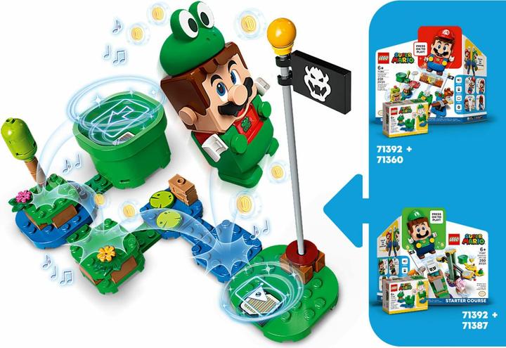 Image du produit LEGO Costume de Mario la grenouille (71392, LEGO Super Mario)