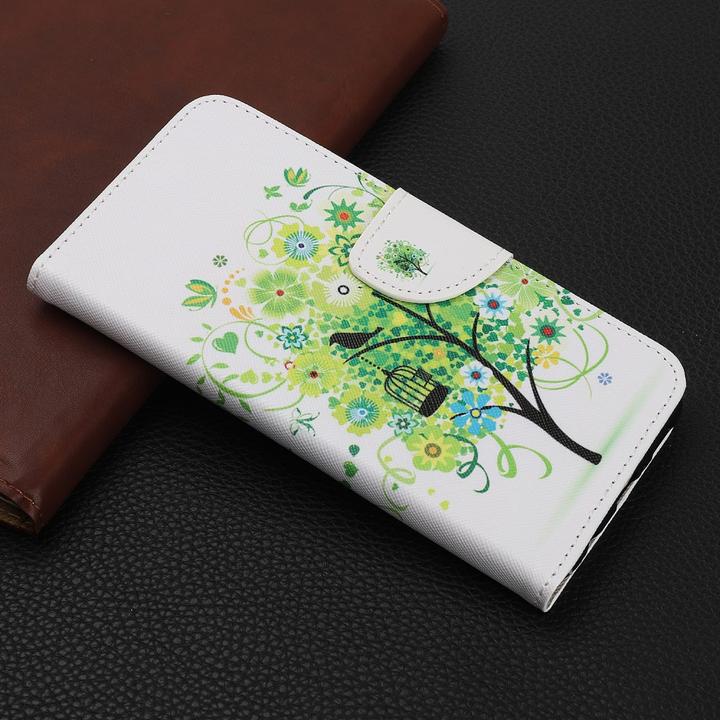 Actual product image Ueli Express iPhone 12 / iPhone 12 Pro book case Case with card holder tree (Apple iPhone 12, Apple iPhone 12 Pro)
