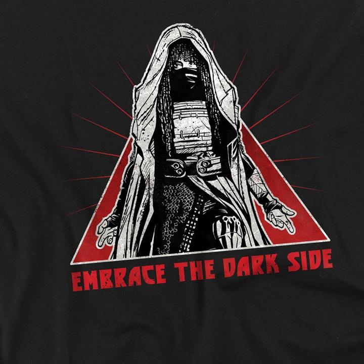 Actual product image Star Wars Unisex Adult Embrace The Dark Side Of The Force T-Shirt (L)
