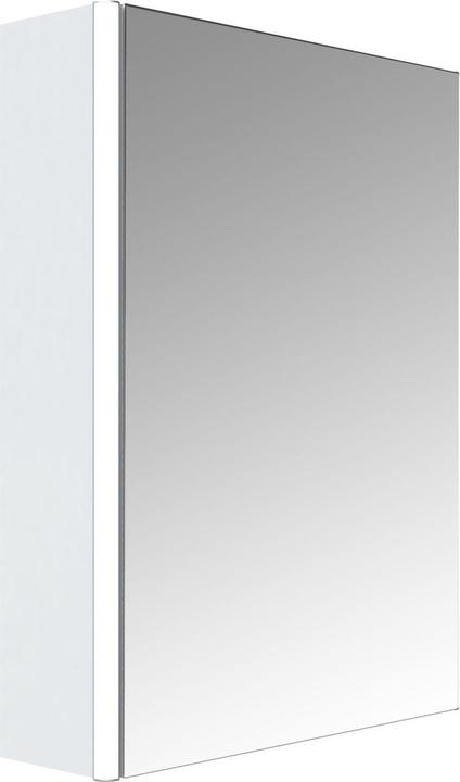 Actual product image Allibert Stella toilet cupboard with lighting 50cm ute glossy white Belgian socket